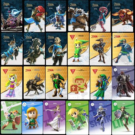 amiibo artwork zelda creat your own nfc cards|make your own amiibo card.